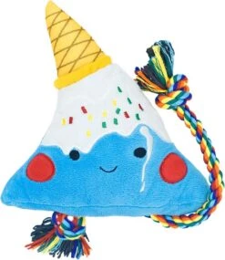 HugSmart – Foodie Japan Fuji Ice-Cream – Pluche Knuffel Voor Honden – Knooptouw