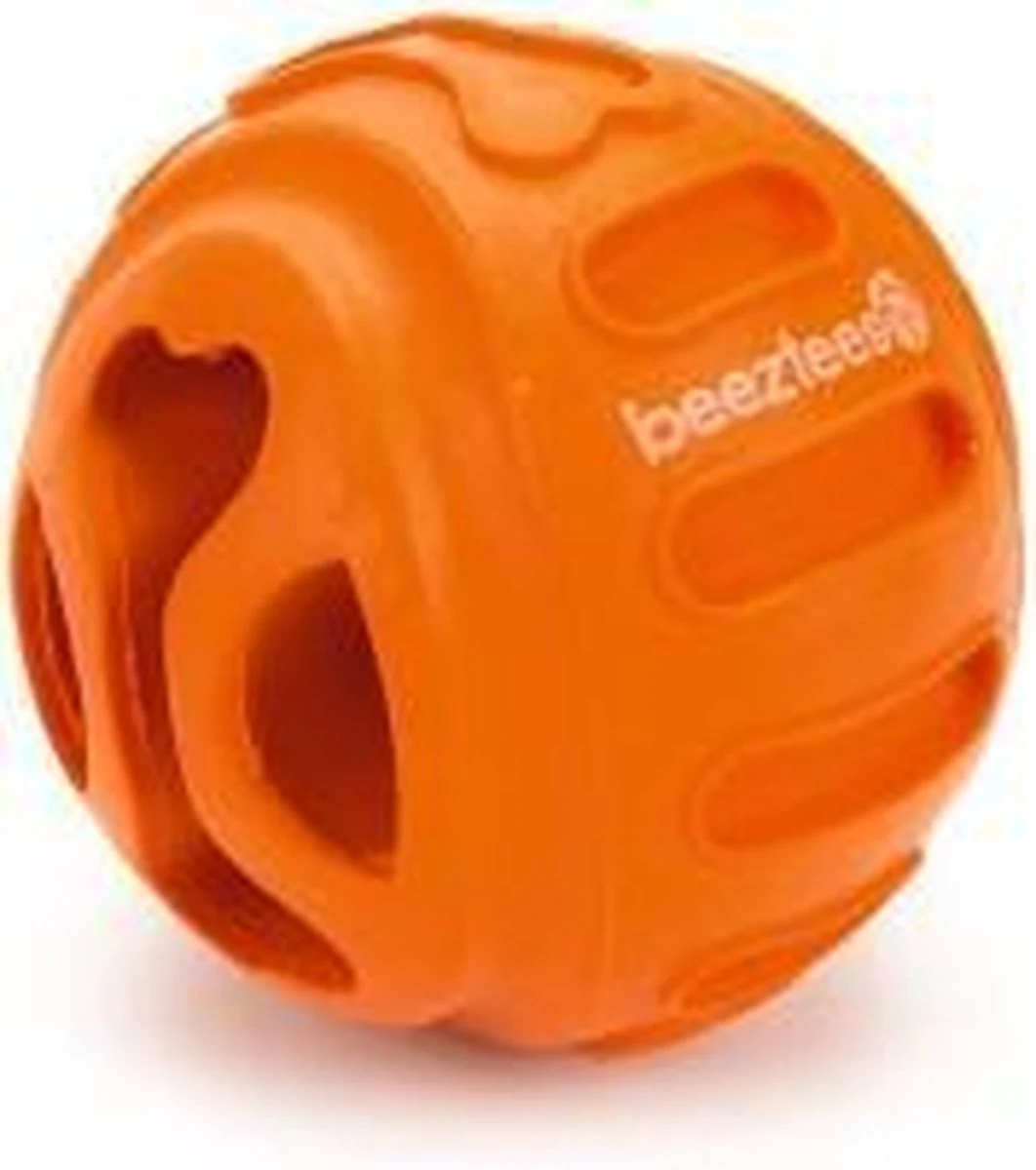 Beeztees Rubber Snackbal Hond Biski Oranje 6 Cm 3 Beeztees Rubber Snackbal Hond Biski Oranje 6 Cm