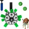 Honden Speelgoed Bal Voetbal Extra Sterk Met Handvaten Ball Hondenbal – 15 Cm – Dutchwide