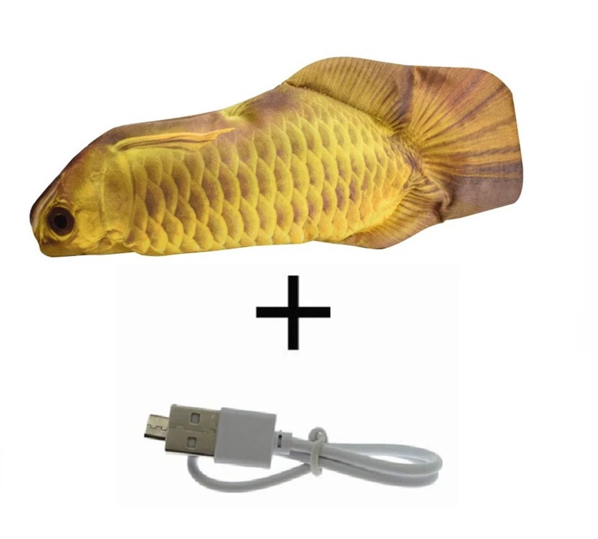 Interactieve Oplaadbare Bewegende Vis (Goud Arowana) – Unieke “must Have” Voor Uw Kat / Hond 3 Interactieve Oplaadbare Bewegende Vis (Goud Arowana) – Unieke “must Have” Voor Uw Kat / Hond