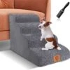 Hondentrap 4 Treden, Huisdiertrap Voor Grote Honden En Katten, Antislip Oppervlak, Wasbare Hondentrap Met Afneembare Hoes Voor Slaapbank Hoog Bed, Stuur 1 Pluizenroller -Hondenvoer Winkel 1200x1177 1
