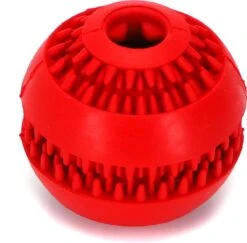 Nobleza Snackbal – Voerbal Voor Hond – Voedselbal – Tandenreiniger – Voor Honden – Rood