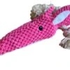 BoDutch Honden Knuffel – Muis – Puppyknuffel – Flostouw – Knisperoortjes – Met Piep – Roze – 36 Cm – Hondenspeelgoed