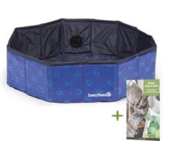 Beeztees Doggy Dip & Gratis Hitteplan E-book – Hondenzwembad – Bad Voor Honden – Opvouwbaar – Verkoeling – 80 Cm