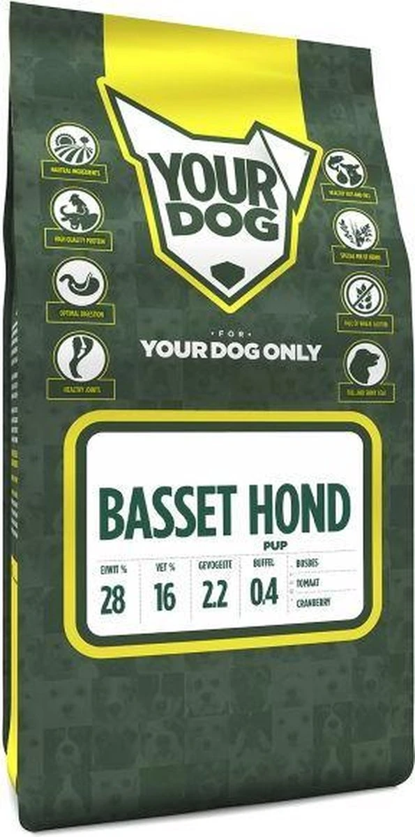 Yourdog Basset Hond Pup (3 KG) 3 Yourdog Basset Hond Pup (3 KG)