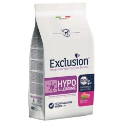 2x12kg Medium/Large Adult Varken & Erwten Exclusion Diet Hypoallergeen Hondenvoer Droog